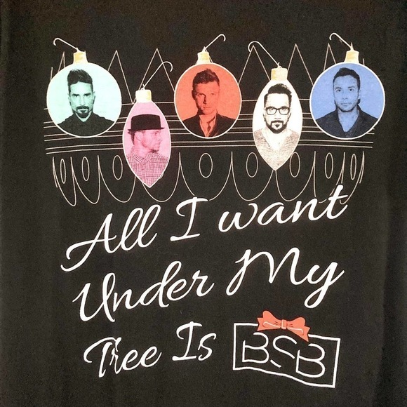 ALL I Want Under My Tree is Backstreet Boys Tee - Picture 4 of 7